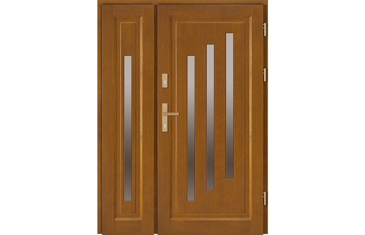 Drzwi zewnętrzne dwuskrzydłowe