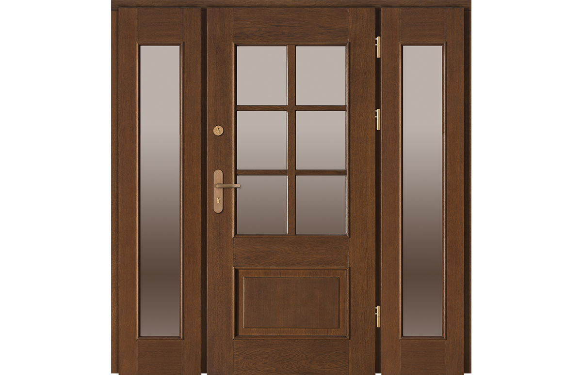 Drzwi zewnętrzne dwuskrzydłowe