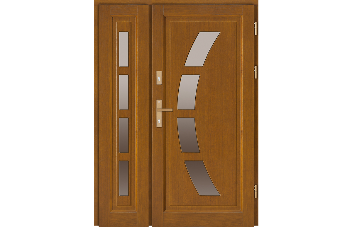 Drzwi zewnętrzne dwuskrzydłowe