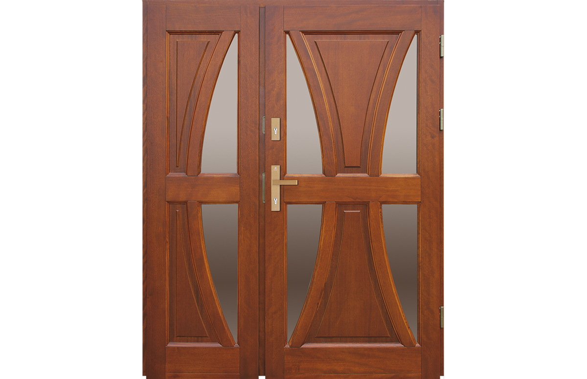 Drzwi zewnętrzne dwuskrzydłowe