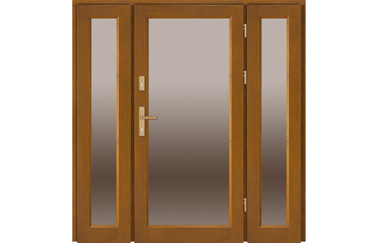 Drzwi zewnętrzne dwuskrzydłowe