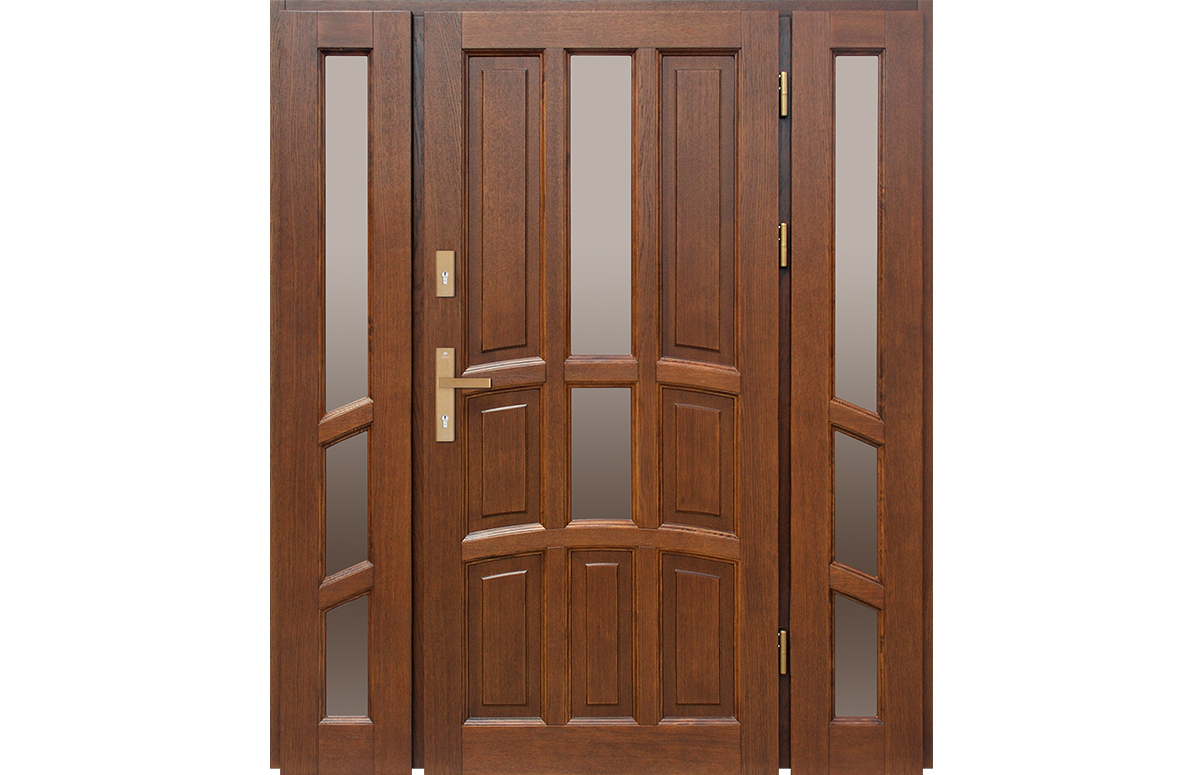 Drzwi zewnętrzne dwuskrzydłowe