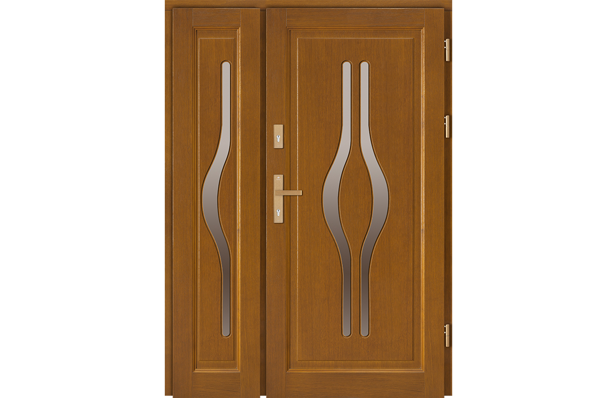 Drzwi zewnętrzne dwuskrzydłowe