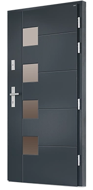 PICO - Drzwi nowoczesne zewnętrzne drewniane