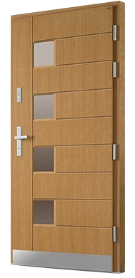 PONTE - Drzwi nowoczesne zewnętrzne drewniane