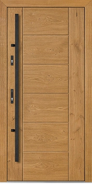 VINTAGE OAK 2/6 - Drzwi zewnętrzne drewniane