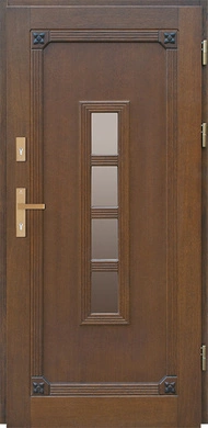 DERBY - Drzwi retro zewnętrzne drewniane