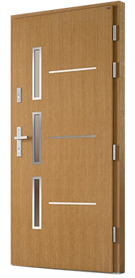 EMPOLI - Drzwi nowoczesne zewnętrzne drewniane