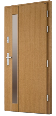 DELLO - Drzwi nowoczesne zewnętrzne drewniane