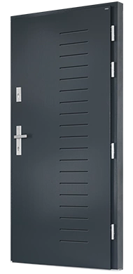 GORO PEŁNE - Drzwi nowoczesne zewnętrzne drewniane