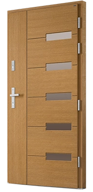 VARESE - Drzwi nowoczesne zewnętrzne drewniane