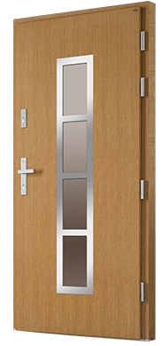 ROSSANO - Drzwi nowoczesne zewnętrzne drewniane