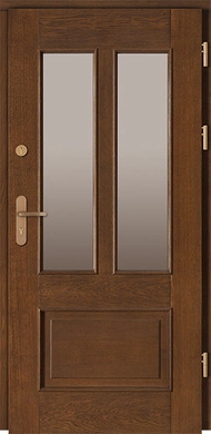 CARDIF - Drzwi retro zewnętrzne drewniane