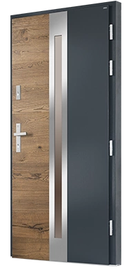 CENTO ANTRACYT I MATRIX VP03 - Drzwi zewnętrzne drewniane