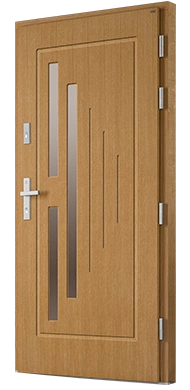 ROBBIO - Drzwi nowoczesne zewnętrzne drewniane