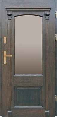 LUTON - Drzwi retro zewnętrzne drewniane