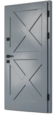 CROOK - Drzwi retro zewnętrzne drewniane