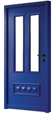 Leyton - Drzwi retro termo 100 zewnętrzne drewniane