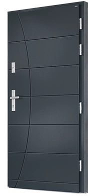 MALO PEŁNE - Drzwi nowoczesne zewnętrzne drewniane