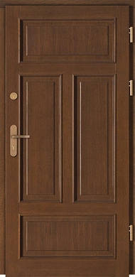 PRESTON PEŁNY - Drzwi retro zewnętrzne drewniane