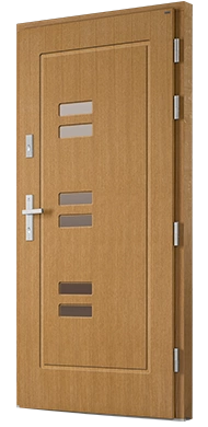 CUTRO - Drzwi nowoczesne zewnętrzne drewniane