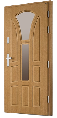 PIONE - Drzwi nowoczesne zewnętrzne drewniane