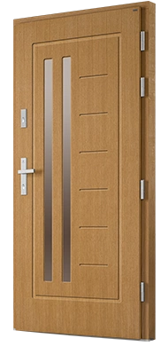 RIOLO - Drzwi nowoczesne zewnętrzne drewniane
