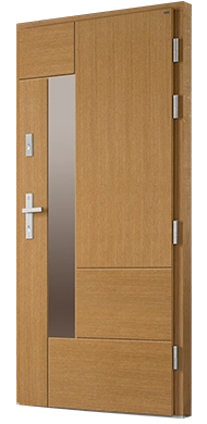 VOLTA - Drzwi nowoczesne zewnętrzne drewniane