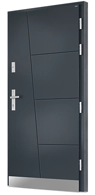 PIZA PEŁNE - Drzwi nowoczesne zewnętrzne drewniane