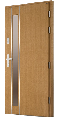 DOLO - Drzwi nowoczesne zewnętrzne drewniane