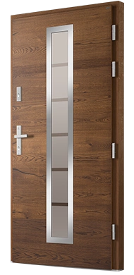 SAVIO PIASKOWANE MATRIX - Drzwi zewnętrzne drewniane