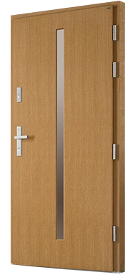 FLERO - Drzwi nowoczesne zewnętrzne drewniane