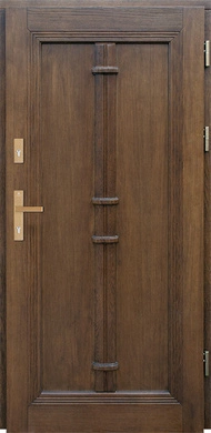 EXETER - Drzwi retro zewnętrzne drewniane