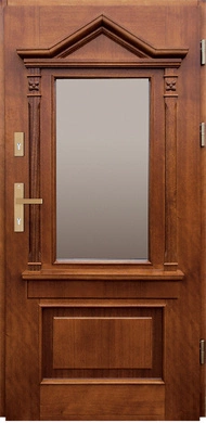 BRISTOL - Drzwi retro zewnętrzne drewniane