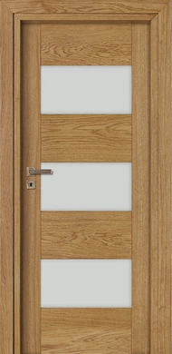 BERGAMO 3 - Drzwi drewniane nowoczesne wewnętrzne