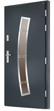 SAVA - Drzwi nowoczesne zewnętrzne drewniane