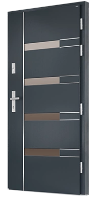 ISEO - Drzwi nowoczesne zewnętrzne drewniane