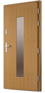 CASTEL - Drzwi nowoczesne zewnętrzne drewniane