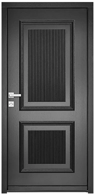 Eastwood Czarny - Drzwi retro termo 100 zewnętrzne drewniane