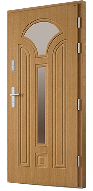 CORTINA - Drzwi nowoczesne zewnętrzne drewniane