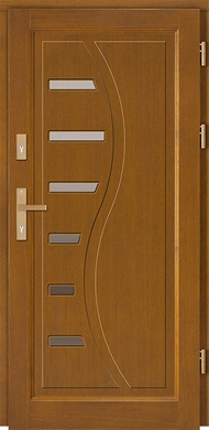 OVIEDO - Drzwi zewnętrzne drewniane