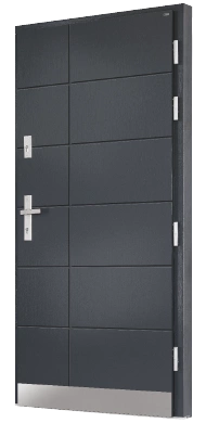 GALLO PEŁNE - Drzwi nowoczesne zewnętrzne drewniane