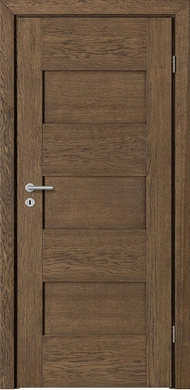 BERGAMO P SZCZOTKOWANY - Drzwi drewniane wewnętrzne