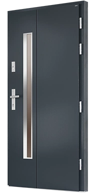 BRANCA - Drzwi nowoczesne zewnętrzne drewniane