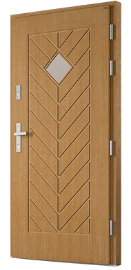 ZEVIO - Drzwi nowoczesne zewnętrzne drewniane