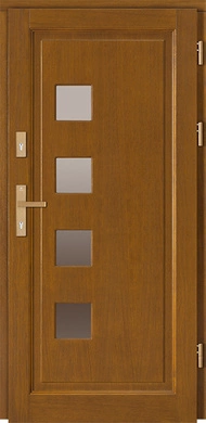 ALBACETE - Drzwi zewnętrzne drewniane